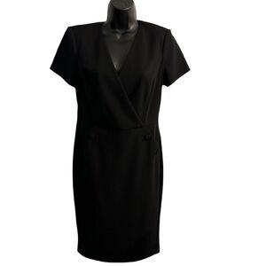 Andrew Marc Classic Black Mini Dress